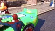 Mickey Mouse & Frozen Elsa & Spiderman meet Hulk Buster Disney Lightning McQueen Cars 2 Nursery Rhymes Songs For Children