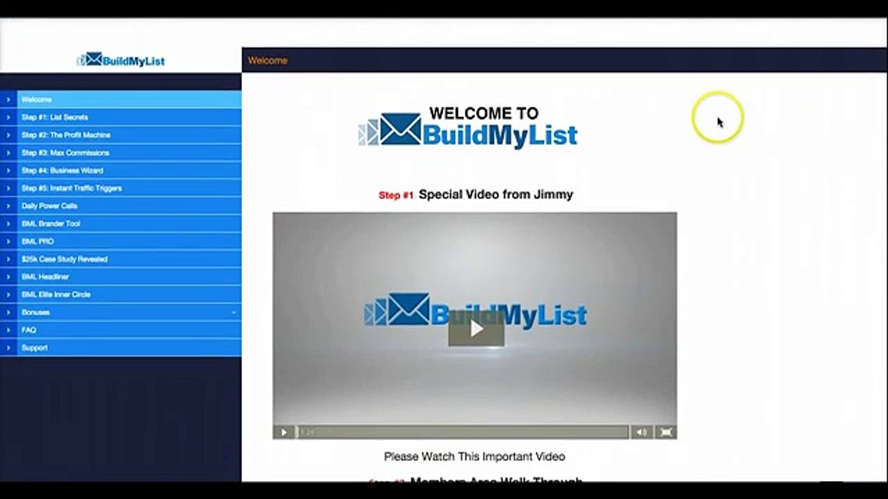 Build My List / Jimmy Kim Build My List 2 / How To Build An Email List
