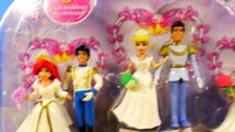 Disney Princess Fairytale Wedding Barbie Doll Gift Set Ariel, Cinderella and Snow White Pr