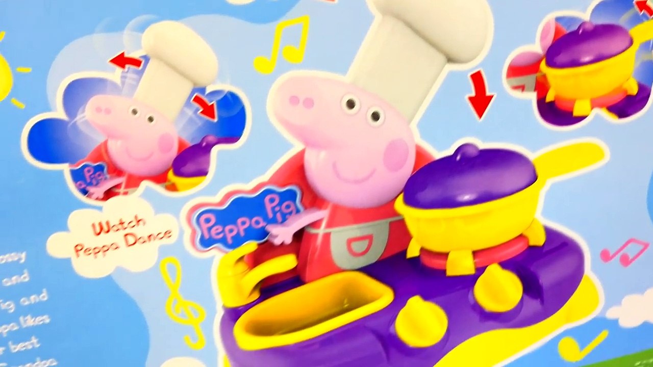 Peppa Pig Sing Along Kitchen Play Doh Muddy Puddles Cooking Playset Peppas Song and Dance