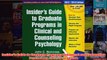 Download PDF  Insiders Guide to Graduate Programs in Clinical and Counseling Psychology 20122013 FULL FREE