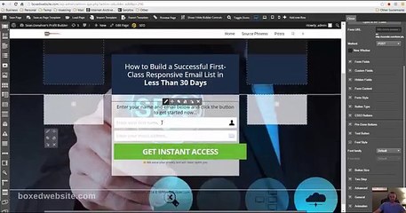 Profit Builder Example - How To Make A Squeeze Page