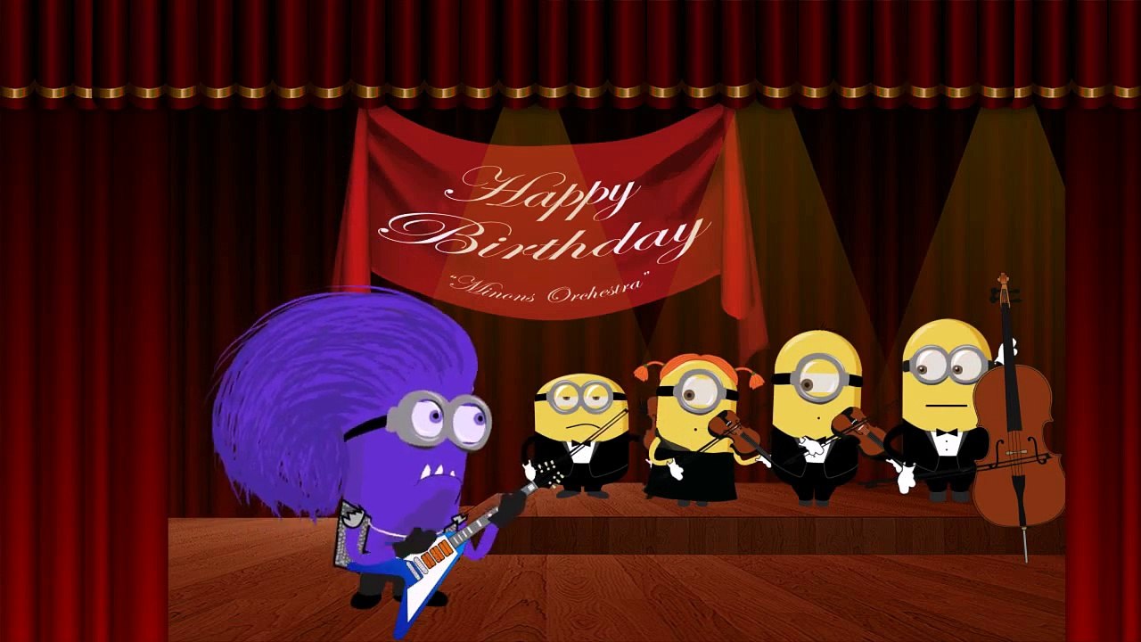 Minions Happy Birthday Song - Crazy Funny War Edition [HD]