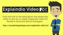 [Explaindio Video FX Review] Honest Review & Bonus Strategies
