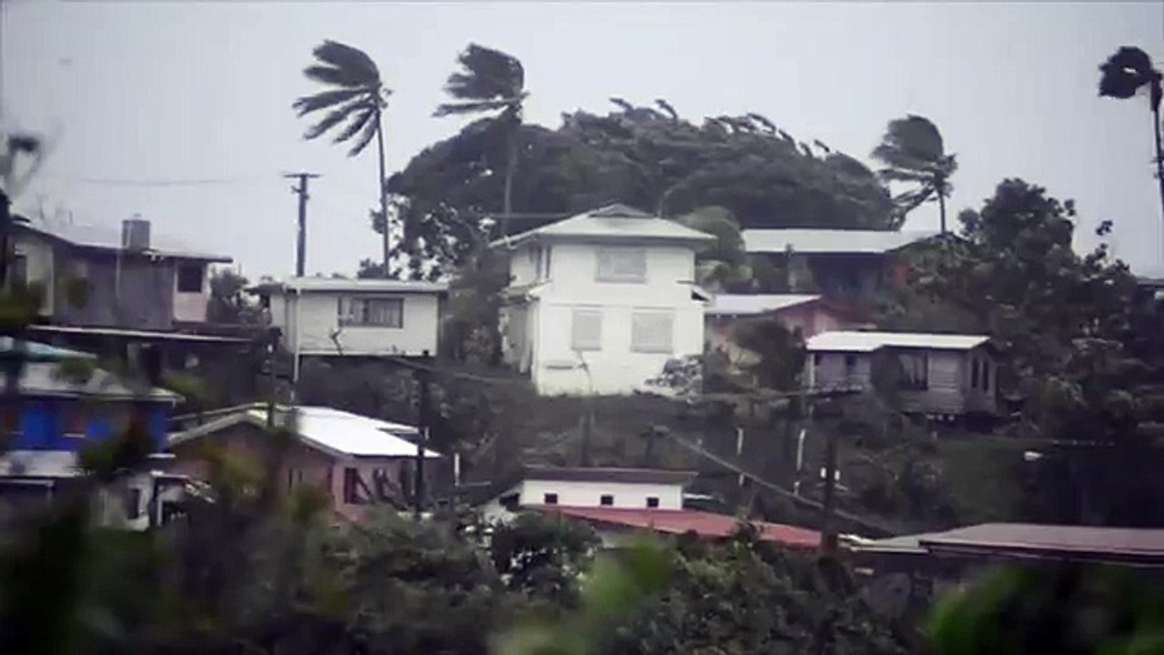 Cyclone Winston: Category five storm reaches Suva, Fiji | 20 02 2016 (720p Full HD)