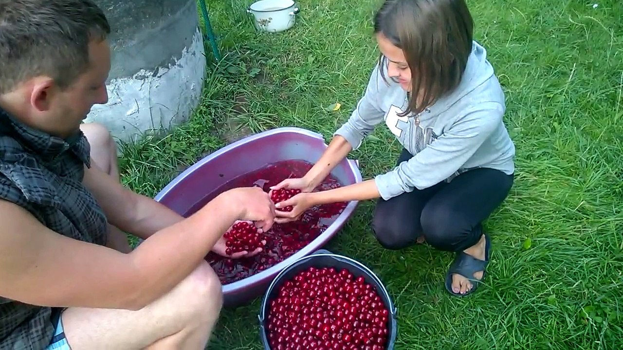 Вишневый компот на зиму. Cherry compote