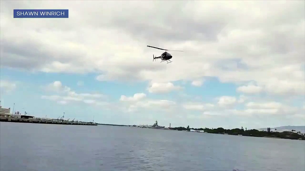 Helicopter Crashes Near Pearl Harbor
