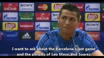 Cristiano Ronaldo leaving press conference full interview HD