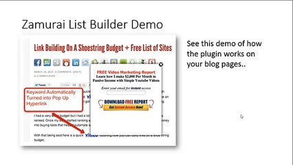 Zamurai List Builder Review - get the Best Review and Bonus here!