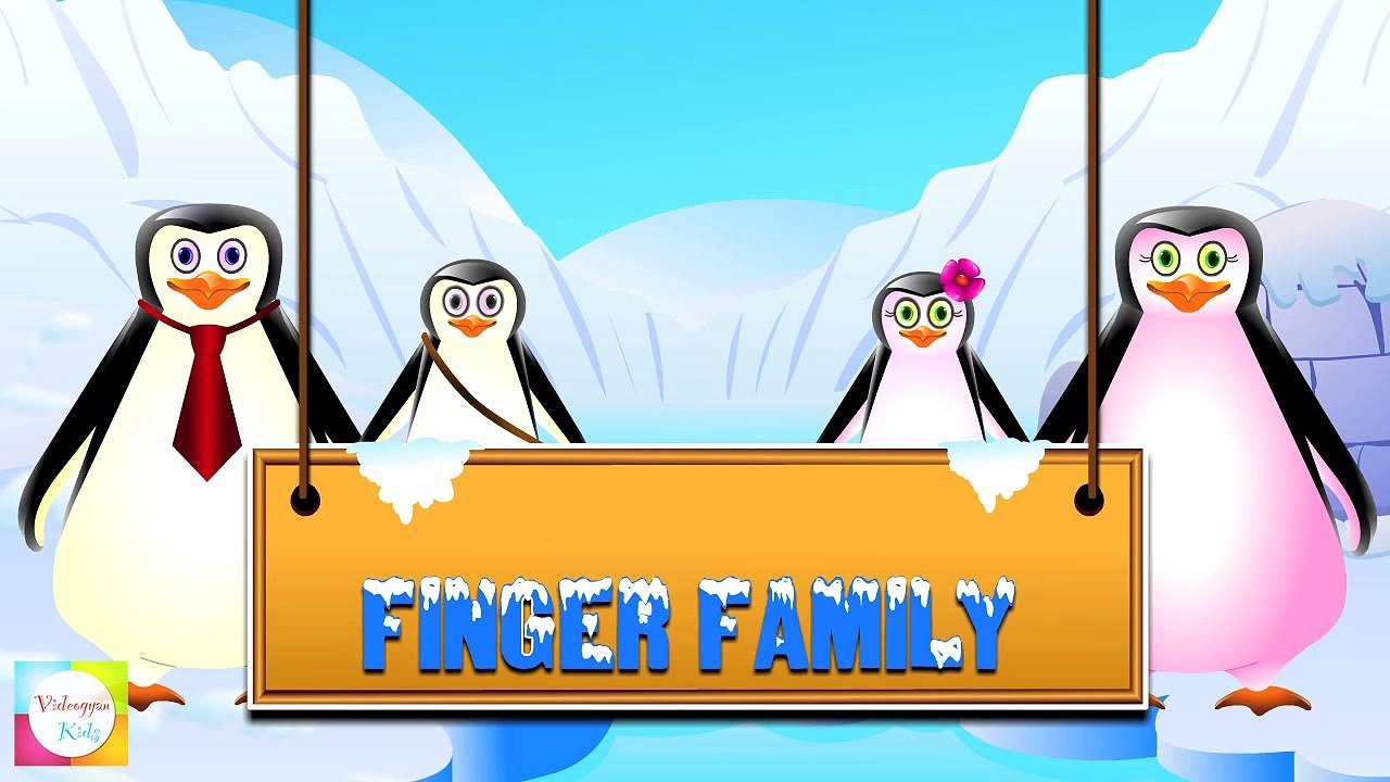 Penguin Finger Family Nursery Rhyme  Kids Animation Rhymes Songs