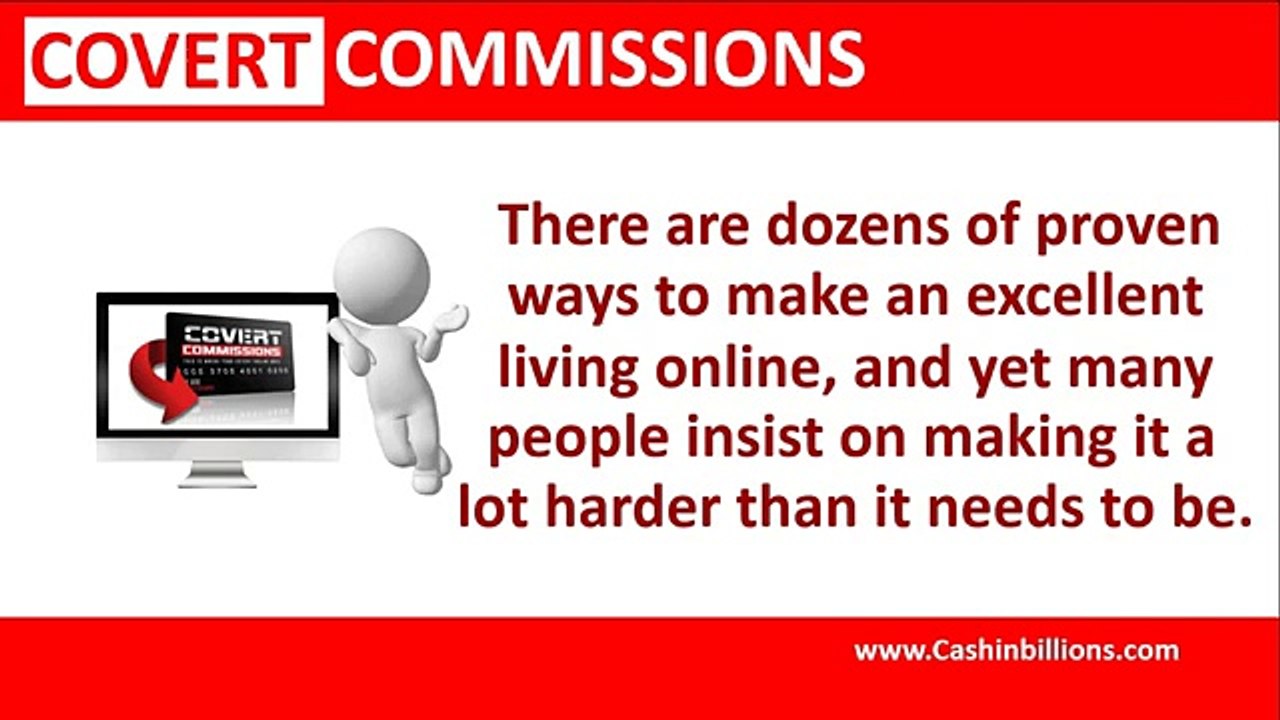 Covert Commissions Review | Covert Commissions | Affiliate Program