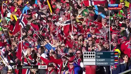 BIATHLON Spectacular finish! Shempp - Eder - Garanichev! Antholz 2015 HD