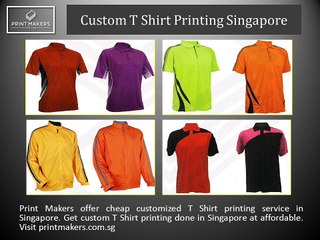 Personalized T Shirt Printing Singapore