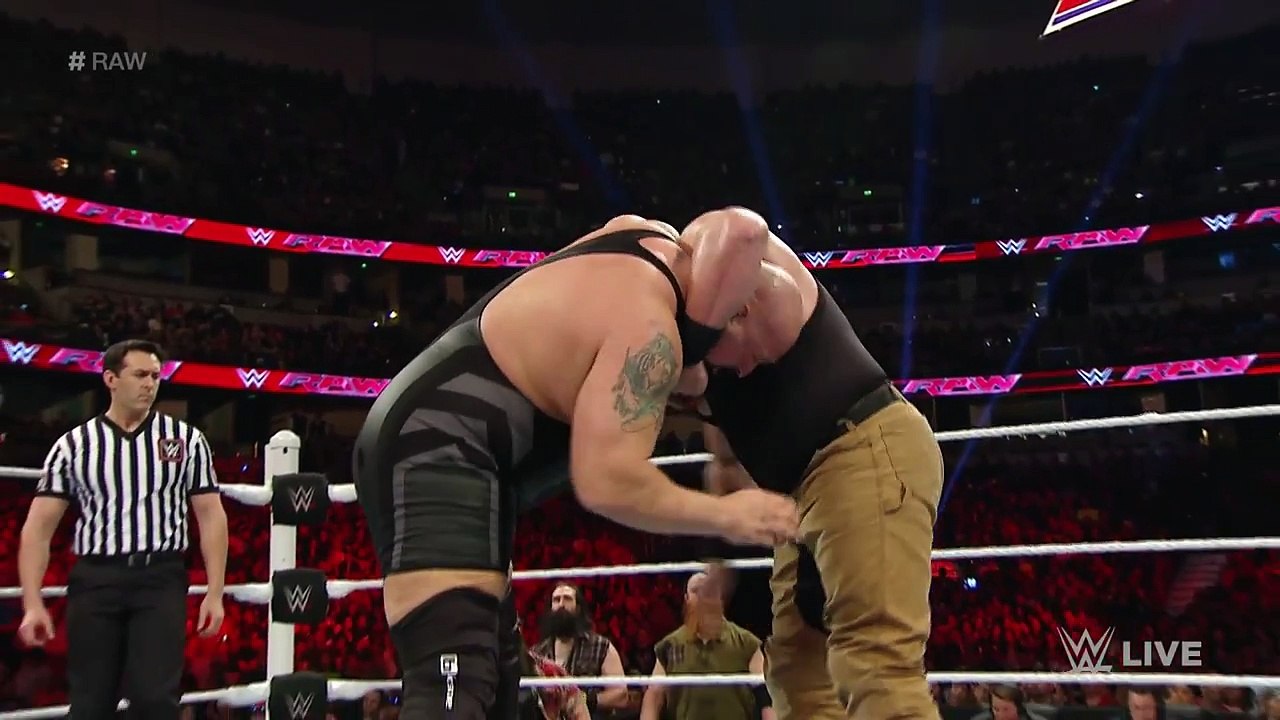 Big Show vs. Brock Lesnar Raw, February 15, 2016