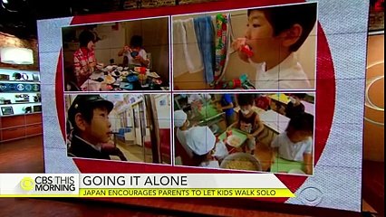 Japanese Kid's journey to school