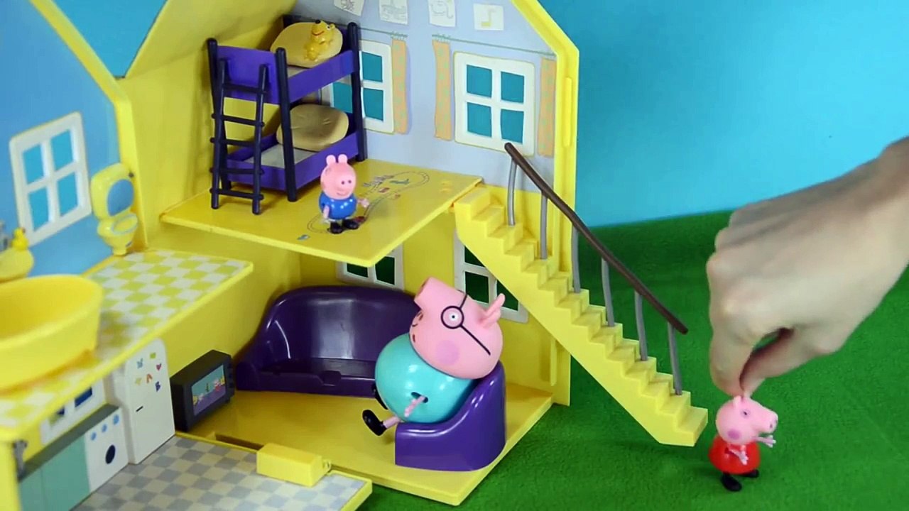 Свинка Пеппа. Ведьма СЪЕЛА КАКАШКУ. Колдунья. Мультики из игрушек. Peppa Pig.
