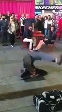 flexible body how great bending amazing creativity on the ground