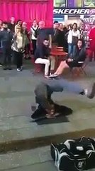 flexible body how great bending amazing creativity on the ground