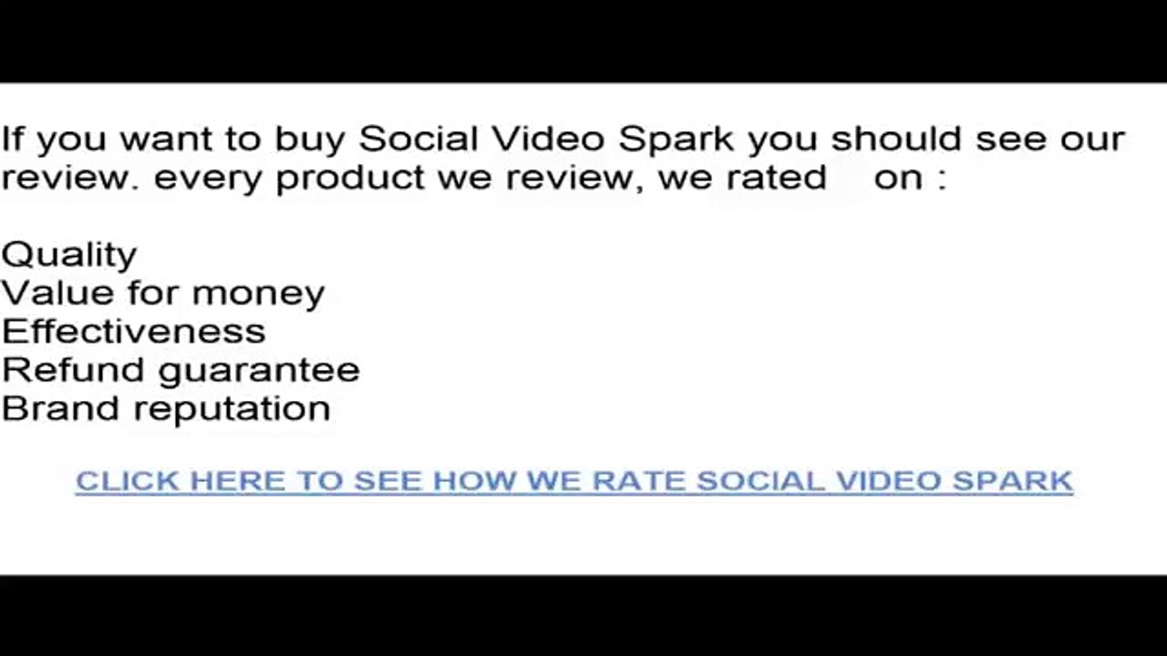 Social Video Spark Review [Honest Review]
