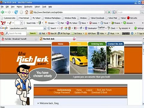 The Rich Jerk Review Video - Inside The Members Area Video