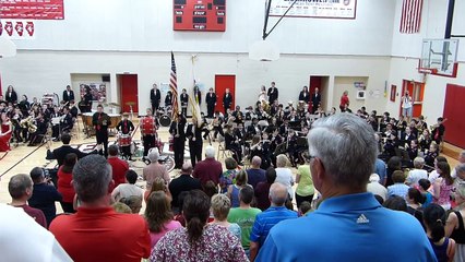 Star Spangled Banner Cymbal Fail -- 2013.05.18 EJH Red & White Concert