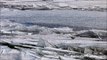 Quand la glace du Lac Supérieur vient s'écraser au bord! Phénomène naturel impressionnant