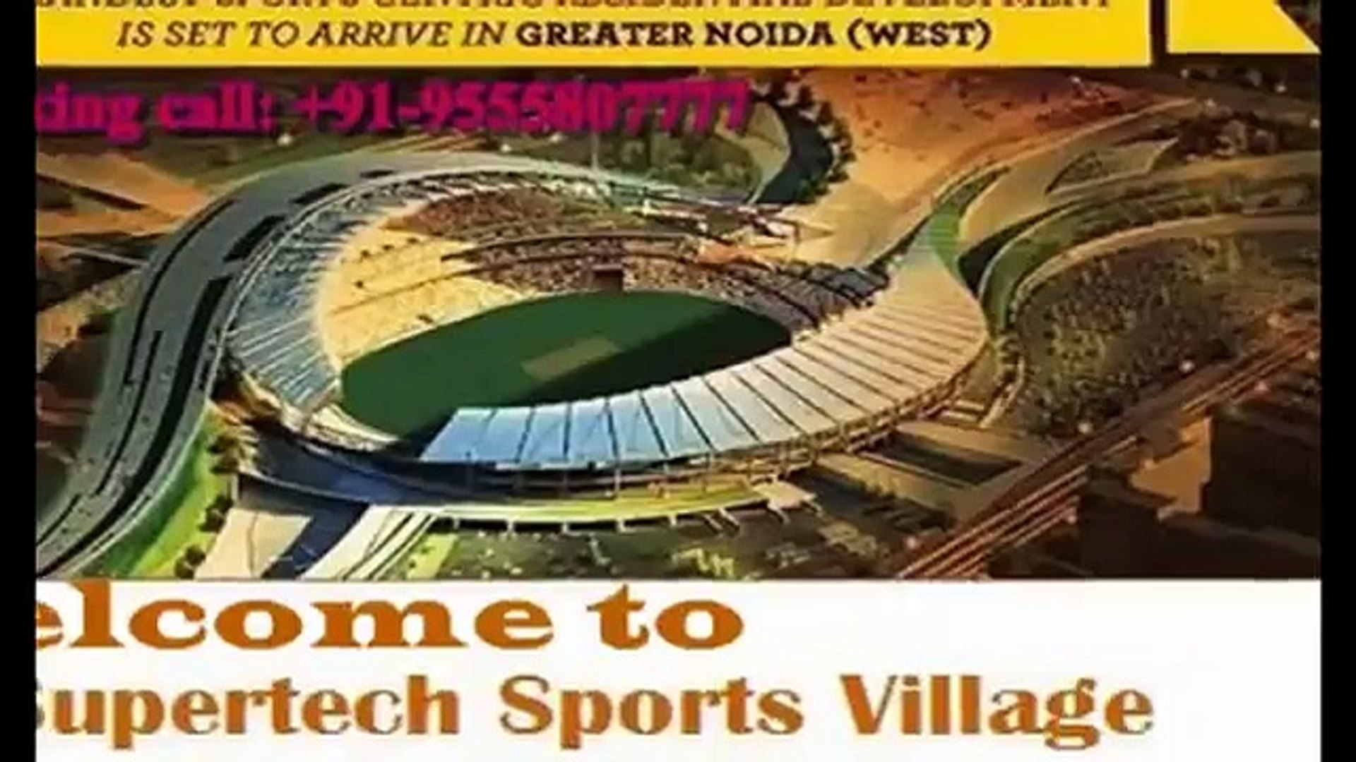 ⁣Supertech Sports Village, Sports Republic City