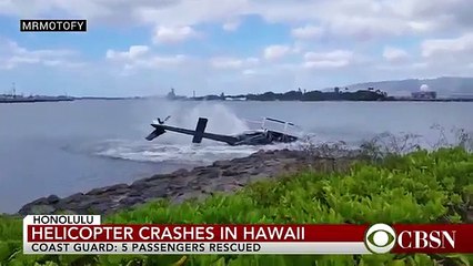 HAWAII HELICOPTER CRASH PEARL HARBOR (VIDEO)