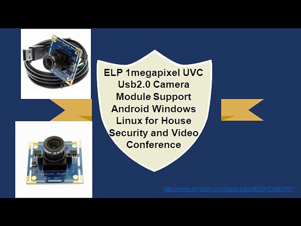 ELP 1megapixel UVC Usb camera Module Support Android Windows Linux for House Security and Video Conference