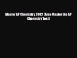 PDF Master AP Chemistry 2002 (Arco Master the AP Chemistry Test) PDF Book Free