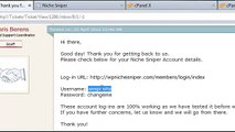 Niche Sniper Login Link