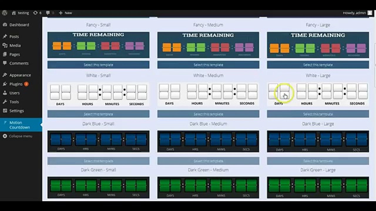 Motion Countdown Review