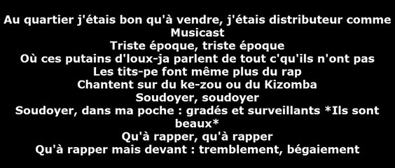 La Fouine - Terminus (Paroles⁄Lyrics)
