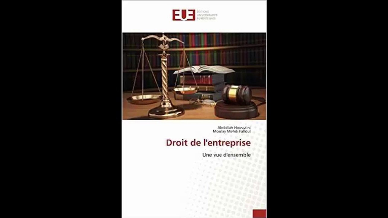 [Télécharger PDF] Droit de l'entreprise Une vue d'ensemble by Abdallah Houssaini