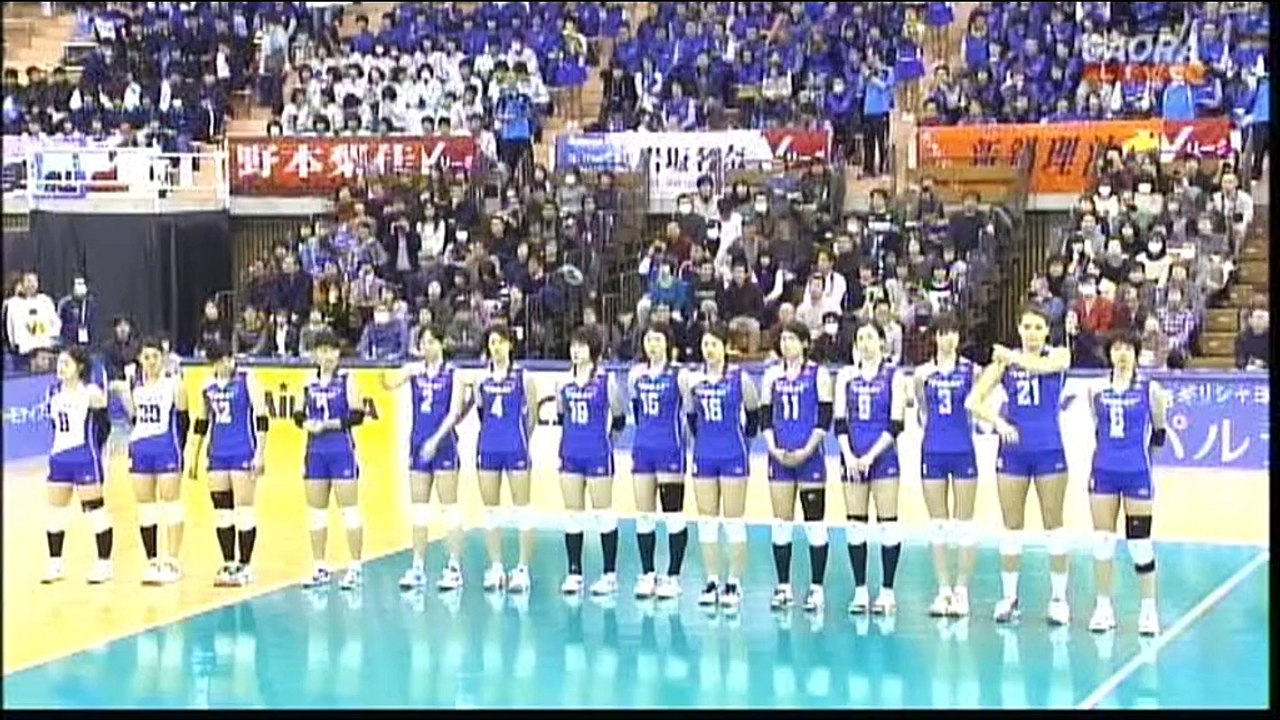 1月16日岡山戦１セット目