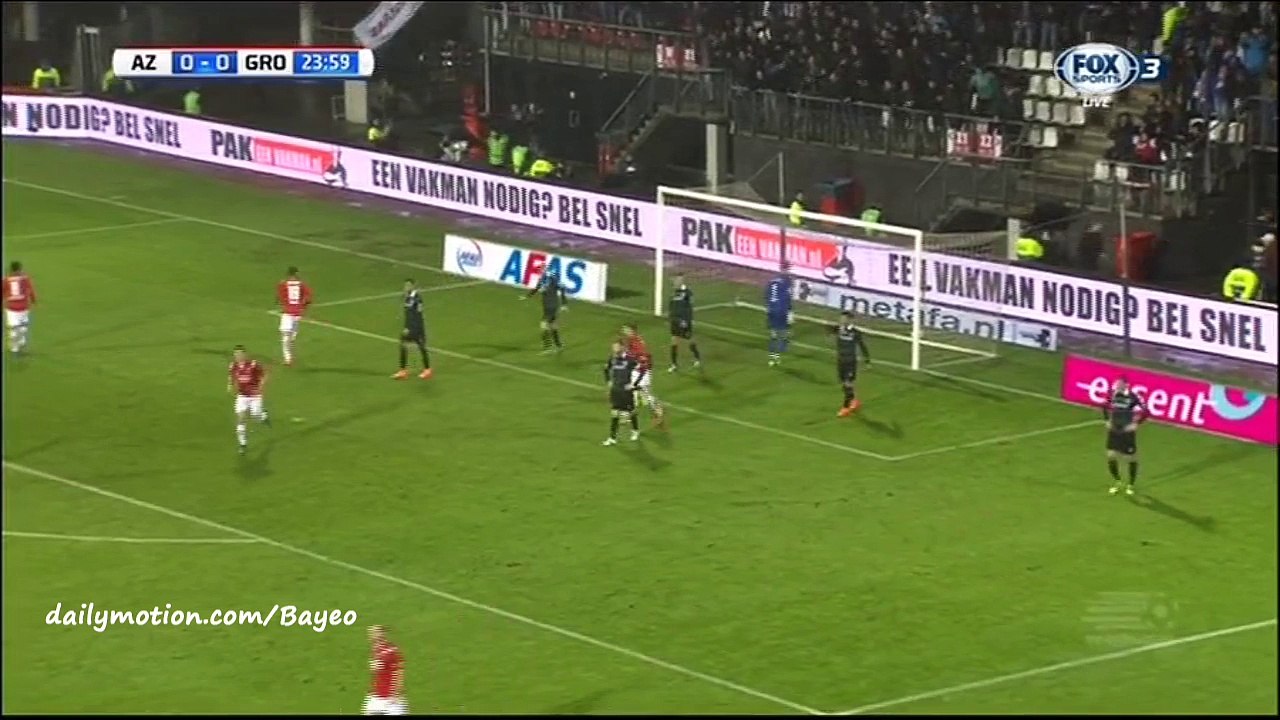 Vincent Janssen Goal HD -  AZ Alkmaar 1-0 Groningen - 20-02-2016