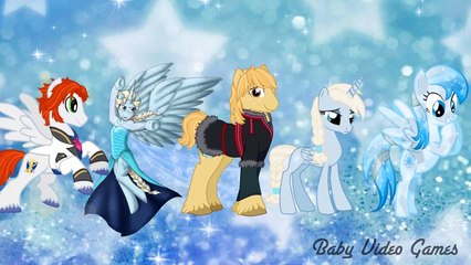 MLP Frozen Nursery Rhymes for Children Frozen Finger Family Kids Songs