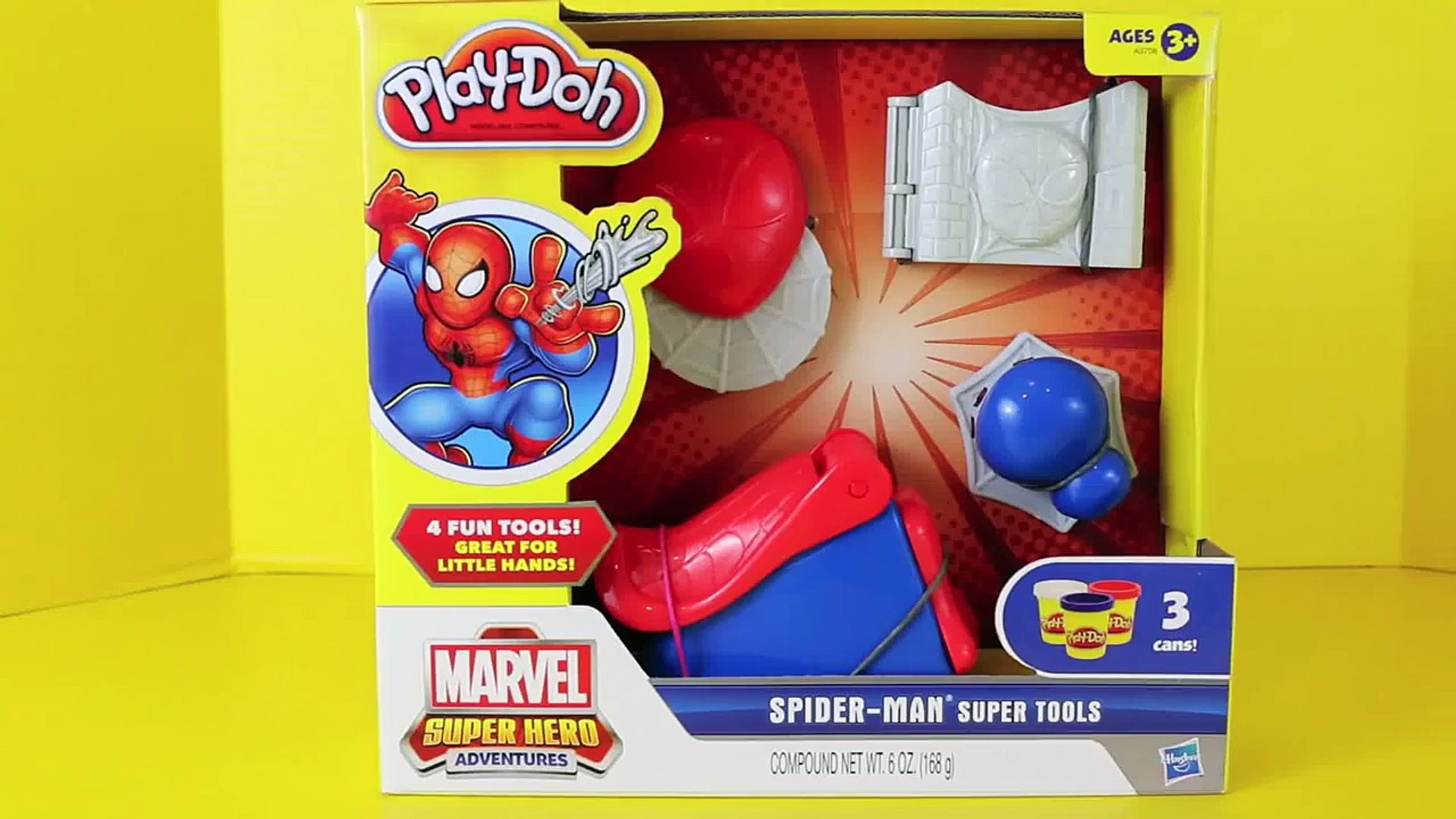 Play Doh Spider-Man Super Tools Spiderman Play Dough Spider Web Spider Man  Venom DisneyCarToys – Видео Dailymotion