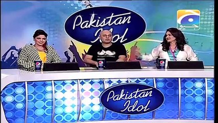 Pakistan Idol Karachi __ Funny Contestant at audition __ Juliee aaa I love you