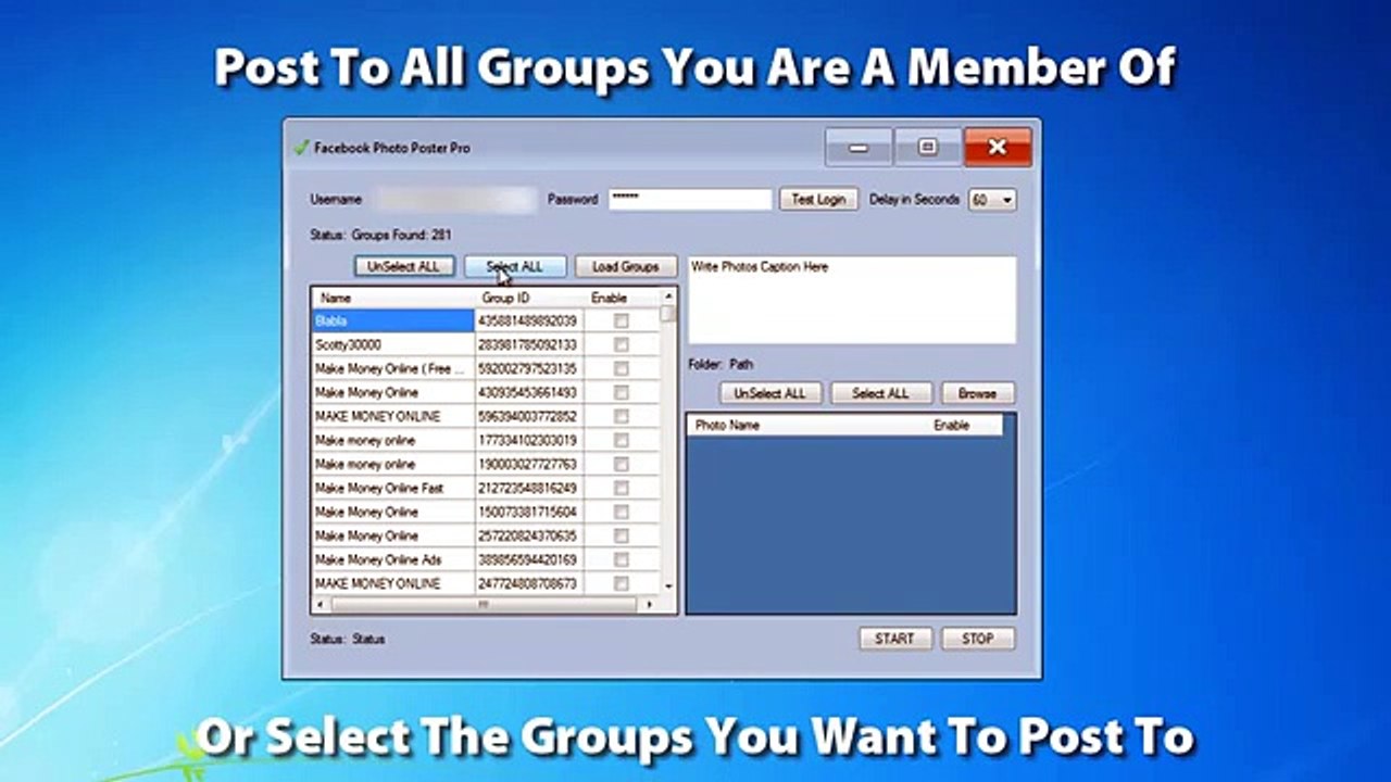 Ninja Blaster Review: Facebook Auto  Group Poster - Part 4