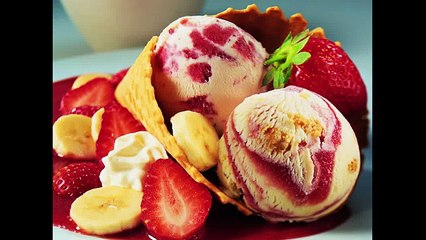 Красивое и вкусное мороженое