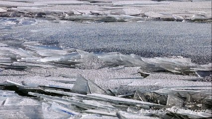 Ice crashing on this Lake's Beach looks like Glass! Lake Superior Ice Stacking (Feb. 13, 2016)