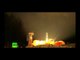 RAW: Spectacular launch of Russian rocket taking European satellite into space