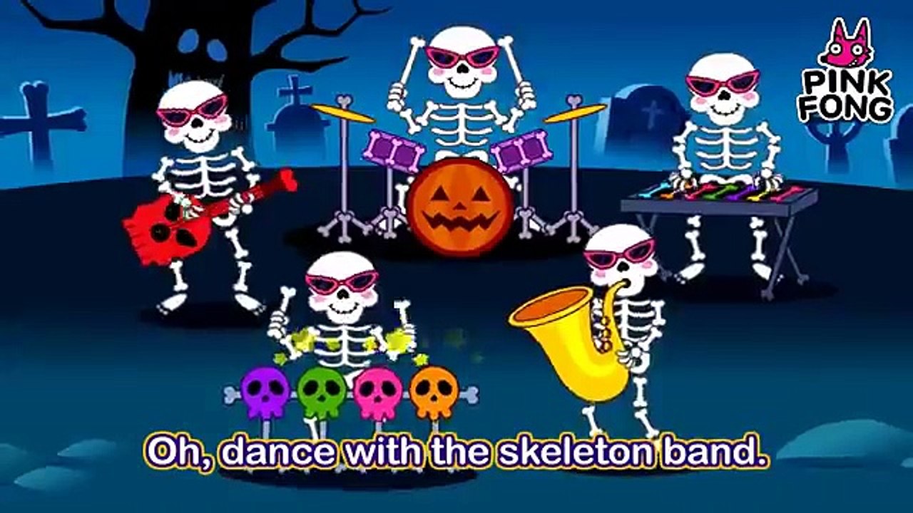 The Skeleton Band Halloween Songs PINKFONG Songs for Children – Видео ...