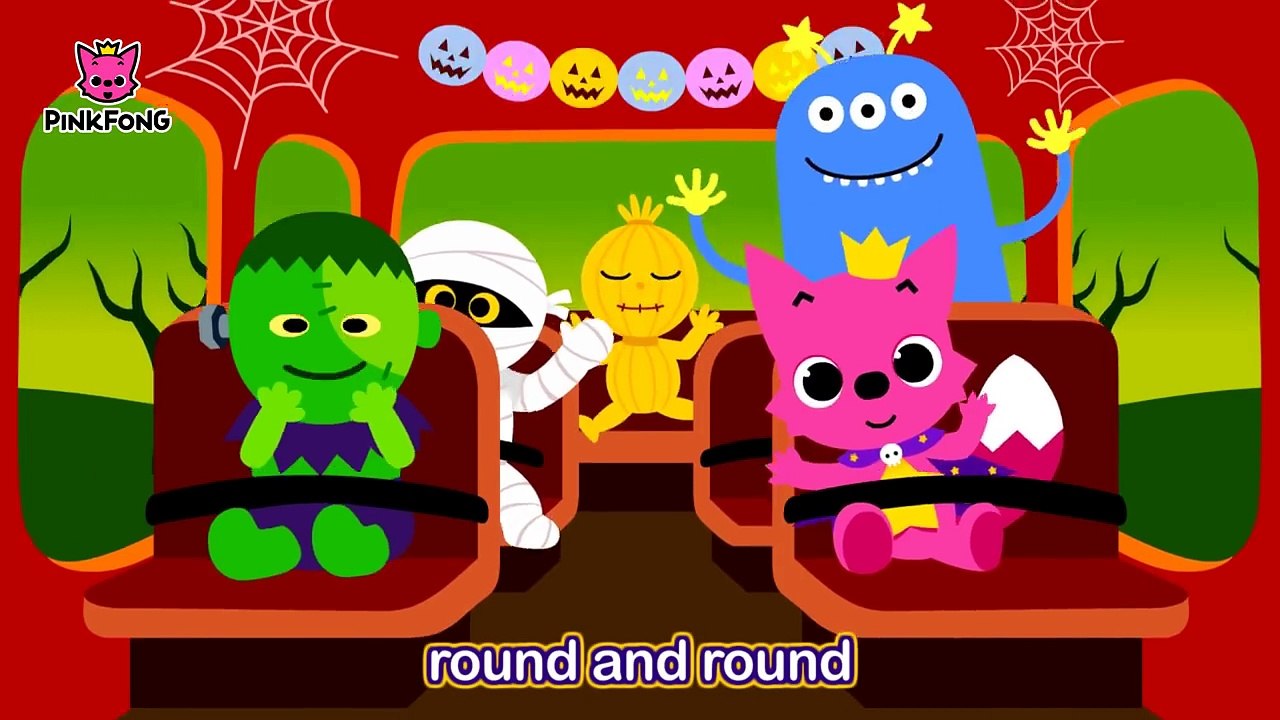 The Spooky Bus  Halloween Songs  PINKFONG Songs for Children