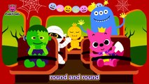 The Spooky Bus  Halloween Songs  PINKFONG Songs for Children