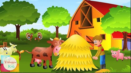 The Farmer In The Dell Nursery Rhymes  Animation Cartoon Rhyme Songs for Children