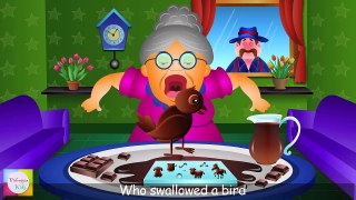 There Was An Old Lady Who Swallowed A Fly Nursery Rhyme