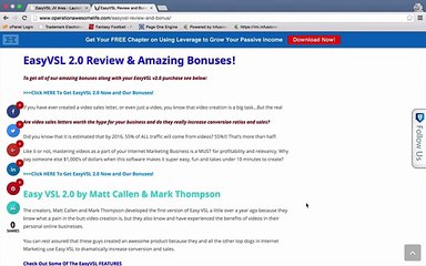 EasyVSL 2.0 Demo Review and Bonus 2