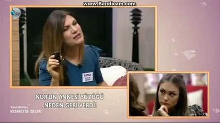 Kısmetse Olur Semihin Nura Aldığı Yüzüğü Nurun Annesi Semihe Geri Veriyor